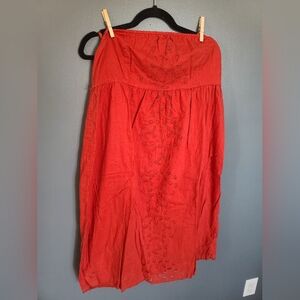 Old Navy, VINTAGE, dark orange sleeveless dress